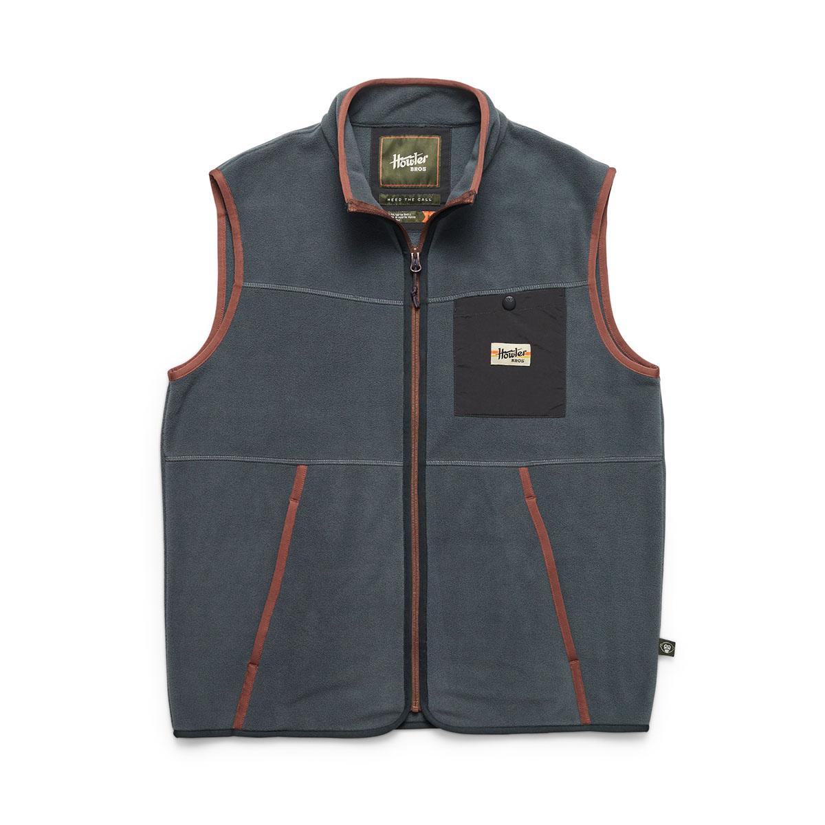 Howler Bros Free Range Fleece Vest Men's in Fog